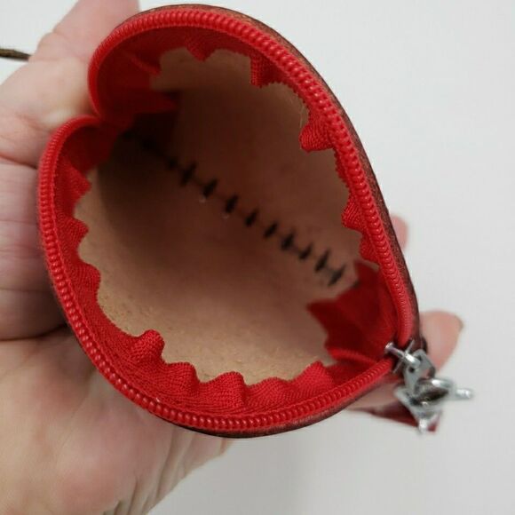 Kawaii Ladybug Leather Coin Purse Lucky Wallet Wristlet Bag Charm Change Pouch - Picture 11 of 13